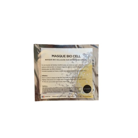 Masque visage de bio-cellulose